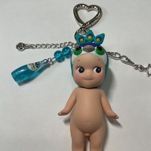 Peacock Sonny Angel keychain